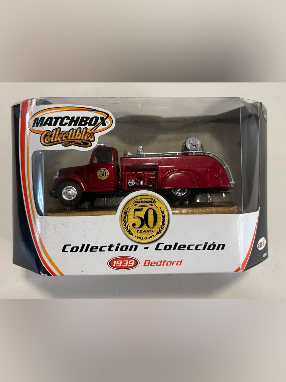 Matchbox Collectibles 1939 Bedford Fire Truck 50th Anniversary NIB 96947